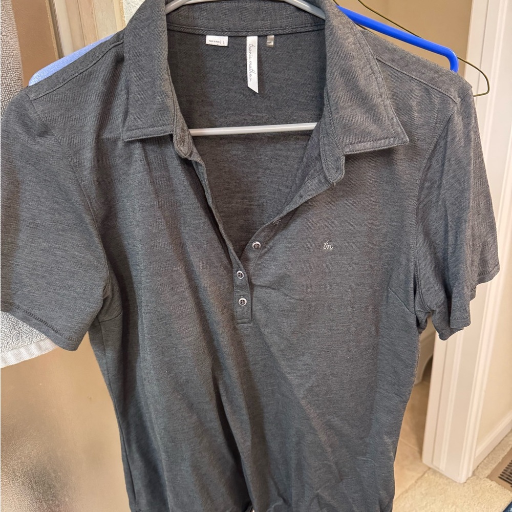 Travis Mathew Gray Golf Polo Versatile Classic